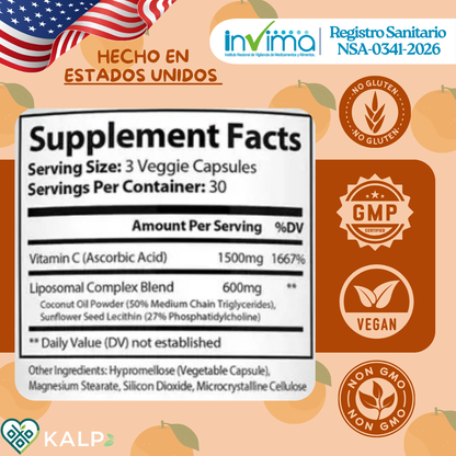 🍊Vitamina C Liposomal